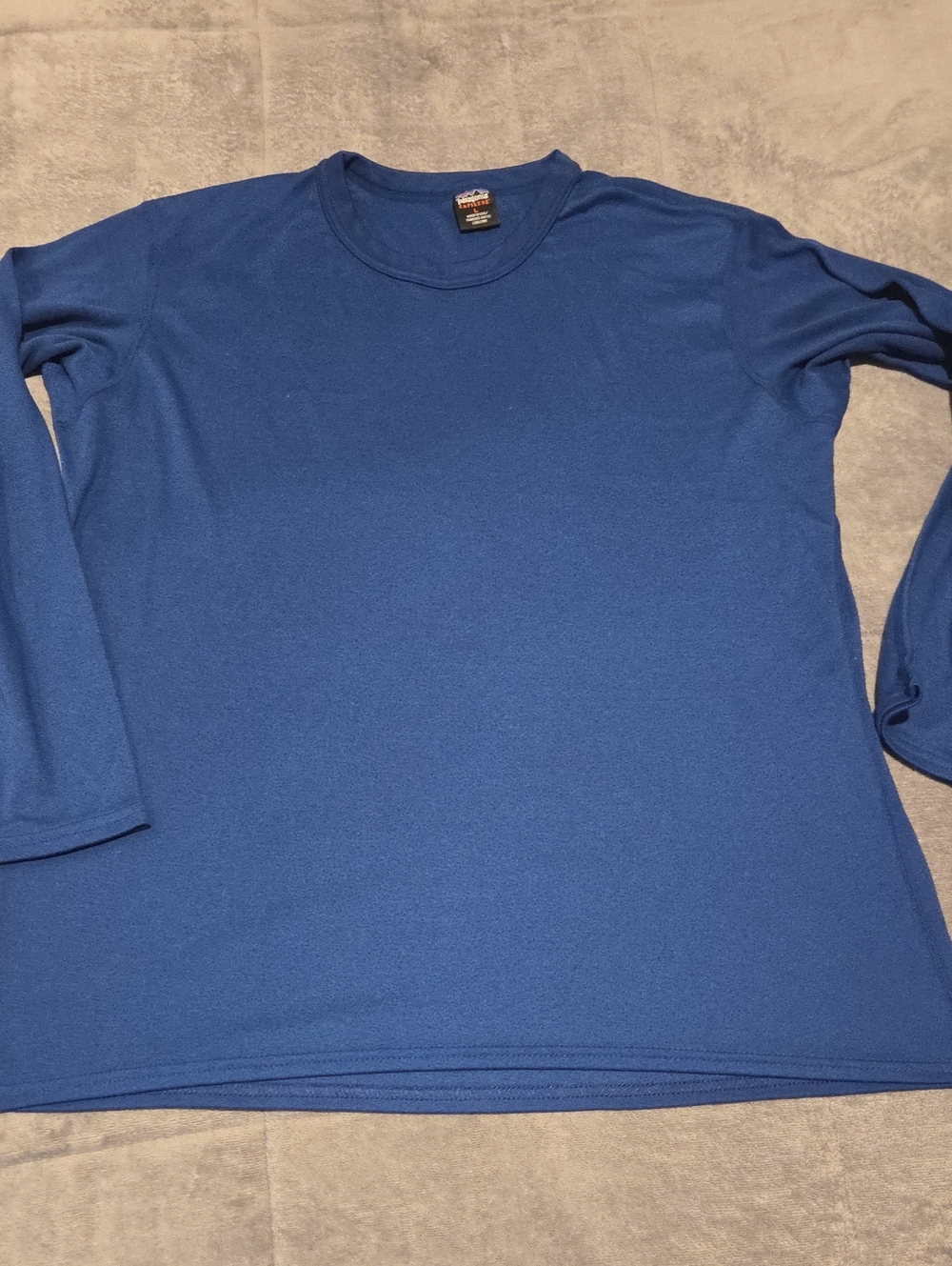 Patagonia Royal Blue Long Sleeve Crewneck Shirt